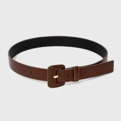 Cheap 😉 Women's Covered Buckle Belt with Flat Prong - A New Day™ Brown 🔥 -Outlet New Day Wear Store unnamed file 218