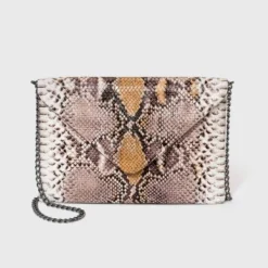 Deals 👍 Envelope Clutch - A New Day™ Multicolored/snake Print 🛒 -Outlet New Day Wear Store unnamed file 2189