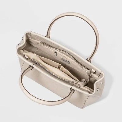 Buy 💯 Zip Closure Satchel 🎉 Handbag - A New Day™ Black ✔️ 4 Buy 💯 Zip Closure Satchel 🎉 Handbag - A New Day™ Black ✔️ - Image 2