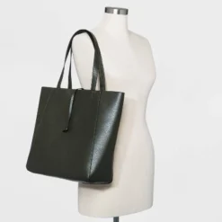 Buy 😉 Small Reversible Tote Handbag - A New Day™ Black/brown 👏