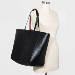 Top 10 🧨 Reversible Tote 😀 Handbag - A New Day™ Black/brown ✔️