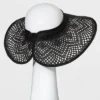 Outlet ⭐ Women's Wide Brim Straw Visor Hat - A New Day™ Black ⌛ -Outlet New Day Wear Store unnamed file 2263