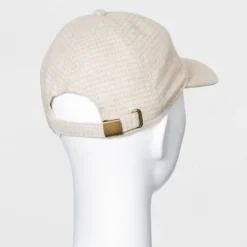 Cheap ⭐ Women's Plaid Felt ⚾ Baseball Hat - A New Day™ Cream ✨