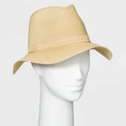 Promo 🥰 Women's Packable Essential Straw Panama Hat - A New Day™ Black ⌛ -Outlet New Day Wear Store unnamed file 2347