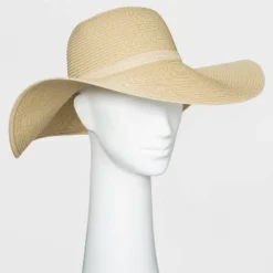 Outlet ⭐ Women's Packable Essential Straw Floppy Hat - A New Day™ Natural ✔️ -Outlet New Day Wear Store unnamed file 2351