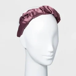 Flash Sale 😉 Satin Puff Scrunch Headband - A New Day™ Tan ✨ -Outlet New Day Wear Store unnamed file 2401