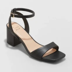Best Sale 💯 Women's Sonora 🤩 Heels - A New Day™ Black ✨ -Outlet New Day Wear Store unnamed file 2425