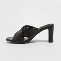 Top 10 ⭐ Women's Clementine Padded Crossband Heels - A New Day™ Black ✔️