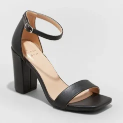 Coupon 🎁 Women's Ema Square Toe Heels - A New Day™ Taupe 🎁 -Outlet New Day Wear Store unnamed file 2545