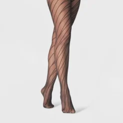 Best reviews of ⭐ Women's Ribbon Sheer Tights - A New Day™ Black ✨ -Outlet New Day Wear Store unnamed file 2567