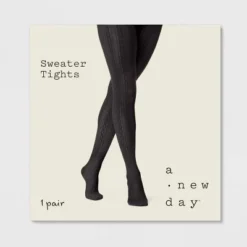 Top 10 ✔️ Women's Cable Sweater Tights - A New Day™ Oatmeal Heather 😉
