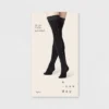 Best Pirce 🎁 Women's Opaque Nickle Stud Backseam Thigh Highs - A New Day™ Black ⭐ -Outlet New Day Wear Store unnamed file 2628