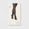 Discount 🎉 Women's Airy Floral Tights - A New Day™ Black 🧨 -Outlet New Day Wear Store unnamed file 2640