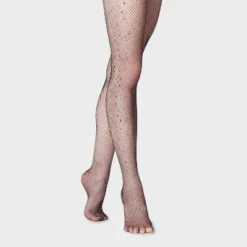 Outlet 😉 Women's Jewel Fishnet Tights - A New Day™ Black 🧨 -Outlet New Day Wear Store unnamed file 2658