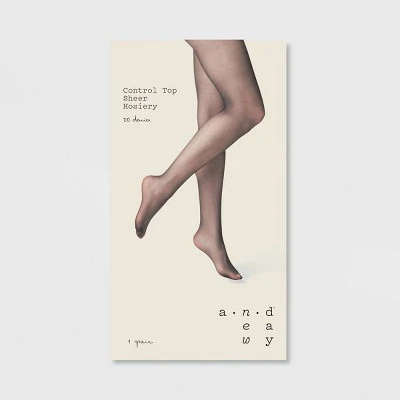 Discount ✔️ Women's 20D Sheer High-Waisted Control Top Tights - A New Day™ Black 🤩 3 Discount ✔️ Women's 20D Sheer High-Waisted Control Top Tights - A New Day™ Black 🤩