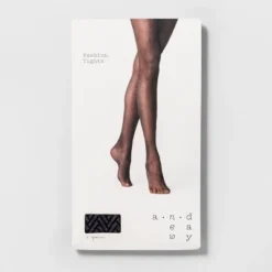 Best Pirce 🤩 Women's Clean Herringbone Tights - A New Day™ Black ❤️