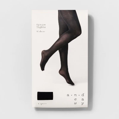 Budget ❤️ Women's 2pk 50D Opaque Tights - A New Day Black 💯 3 Budget ❤️ Women's 2pk 50D Opaque Tights - A New Day Black 💯