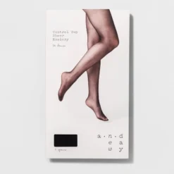 Hot Sale ✨ Women's 20D Sheer Control Top Tights - A New Day™ Black 😀