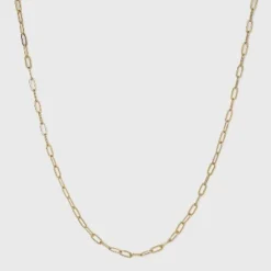 Coupon ✔️ 14K Gold Plated 16" Paperlink Chain Necklace - A New Day™ 🔔 -Outlet New Day Wear Store unnamed file 2874