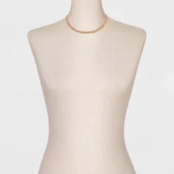 Hot Sale ✔️ Herringbone Chain Necklace - A New Day™ Gold ✨