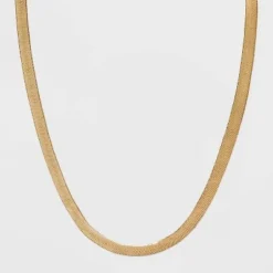 Hot Sale ✔️ Herringbone Chain Necklace - A New Day™ Gold ✨ -Outlet New Day Wear Store unnamed file 2902