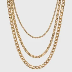 Brand new 👏 16" Layered Curb Chain Necklace - A New Day™ Gold 💯 -Outlet New Day Wear Store unnamed file 2914