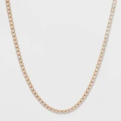 Deals 🔔 Crystal Rhinestone Chain Necklace - A New Day™ Gold 🎁 -Outlet New Day Wear Store unnamed file 2917