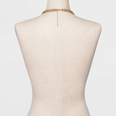 Flash Sale โ Organic Shape Pendant 20" Layered Necklace - A New Day™ Gold ๐ 4 Flash Sale โ Organic Shape Pendant 20" Layered Necklace - A New Day™ Gold ๐ - Image 2