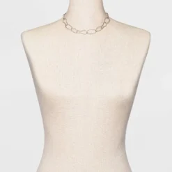 Top 10 ✨ Abstract Link Chain Necklace - A New Day™ Gold ⭐