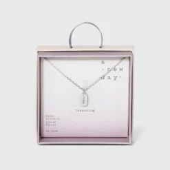 Budget 😀 Crystal Sterling Plated Initial Tag Cut Out Pendant Necklace - A New Day™ Metallic Silver ⭐ 48 Budget 😀 Crystal Sterling Plated Initial Tag Cut Out Pendant Necklace - A New Day™ Metallic Silver ⭐ -Outlet New Day Wear Store unnamed file 2959