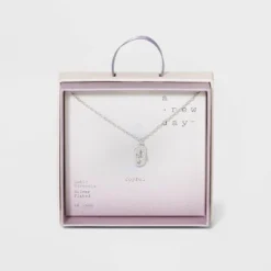 Budget 😀 Crystal Sterling Plated Initial Tag Cut Out Pendant Necklace - A New Day™ Metallic Silver ⭐ 49 Budget 😀 Crystal Sterling Plated Initial Tag Cut Out Pendant Necklace - A New Day™ Metallic Silver ⭐ -Outlet New Day Wear Store unnamed file 2960