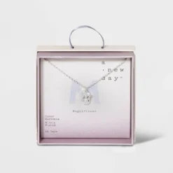 Budget 😀 Crystal Sterling Plated Initial Tag Cut Out Pendant Necklace - A New Day™ Metallic Silver ⭐ 52 Budget 😀 Crystal Sterling Plated Initial Tag Cut Out Pendant Necklace - A New Day™ Metallic Silver ⭐ -Outlet New Day Wear Store unnamed file 2963