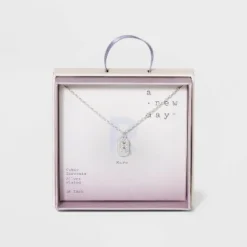 Budget 😀 Crystal Sterling Plated Initial Tag Cut Out Pendant Necklace - A New Day™ Metallic Silver ⭐ 57 Budget 😀 Crystal Sterling Plated Initial Tag Cut Out Pendant Necklace - A New Day™ Metallic Silver ⭐ -Outlet New Day Wear Store unnamed file 2968