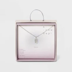 Budget 😀 Crystal Sterling Plated Initial Tag Cut Out Pendant Necklace - A New Day™ Metallic Silver ⭐ 58 Budget 😀 Crystal Sterling Plated Initial Tag Cut Out Pendant Necklace - A New Day™ Metallic Silver ⭐ -Outlet New Day Wear Store unnamed file 2969