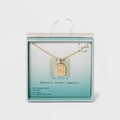 New 🤩 Silver Plated Initial Tag Pendant Necklace - A New Day™ Gold 👍 50 New 🤩 Silver Plated Initial Tag Pendant Necklace - A New Day™ Gold 👍 -Outlet New Day Wear Store unnamed file 2994