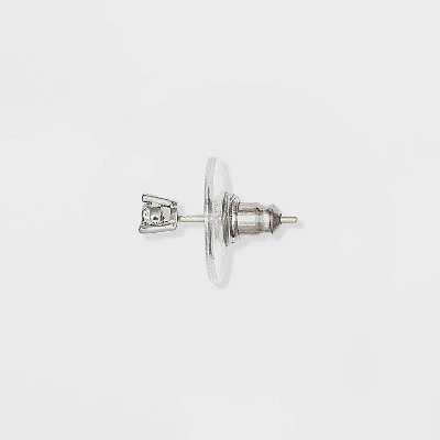 Top 10 🛒 Silver Plated Cubic Zirconia Initial Chain Pendant Necklace and Earring Set - A New Day™ 💯 4 Top 10 🛒 Silver Plated Cubic Zirconia Initial Chain Pendant Necklace and Earring Set - A New Day™ 💯 - Image 2