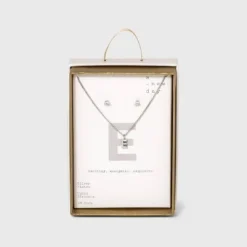Top 10 🛒 Silver Plated Cubic Zirconia Initial Chain Pendant Necklace and Earring Set - A New Day™ 💯 40 Top 10 🛒 Silver Plated Cubic Zirconia Initial Chain Pendant Necklace and Earring Set - A New Day™ 💯 -Outlet New Day Wear Store unnamed file 3047