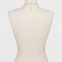 Outlet 👍 Silver Plated Gold Dipped Link Chain Duo Necklace - A New Day™ Worn Gold 😉 -Outlet New Day Wear Store unnamed file 3100