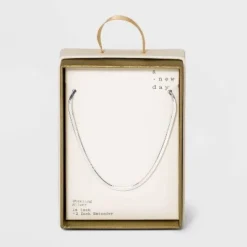 Cheapest 🌟 Sterling Silver Herringbone Chain Necklace - A New Day™ 😍 -Outlet New Day Wear Store unnamed file 3112