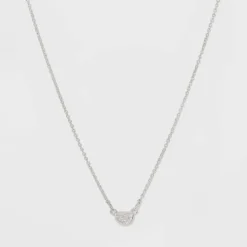 Best Pirce 😍 Bezel Gem Necklace - A New Day™ Gold 💯 -Outlet New Day Wear Store unnamed file 3118