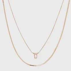 Cheap 😀 Delicate Layered Necklace - A New Day™ Gold 🔔 -Outlet New Day Wear Store unnamed file 3136