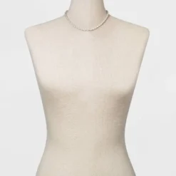 New 🧨 Twisted Chain Short Necklace - A New Day™ Silver 💯