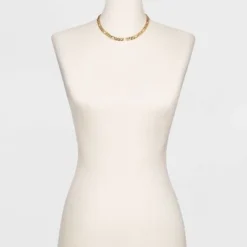 Best deal 👏 Gold Curb Chain Necklace - A New Day™ Gold ✔️