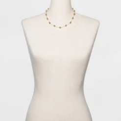 Cheapest 👍 Brass Beaded Necklace - A New Day™ Gold ⭐