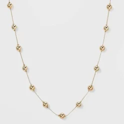 Cheapest 👍 Brass Beaded Necklace - A New Day™ Gold ⭐ 7 Cheapest 👍 Brass Beaded Necklace - A New Day™ Gold ⭐ -Outlet New Day Wear Store unnamed file 3181