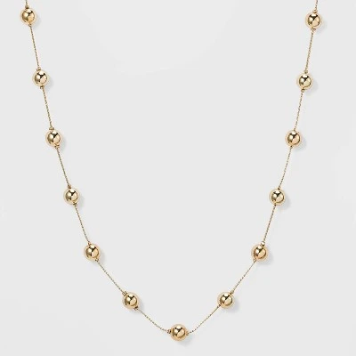 Cheapest 👍 Brass Beaded Necklace - A New Day™ Gold ⭐ 5 Cheapest 👍 Brass Beaded Necklace - A New Day™ Gold ⭐ - Image 3