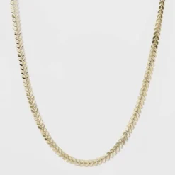 Hot Sale 🤩 Fishbone Chain Necklace - A New Day™ Gold 🥰 -Outlet New Day Wear Store unnamed file 3193