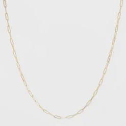 Wholesale 🎉 Paper Clip Chain Short Necklace - A New Day™ Gold 🌟 -Outlet New Day Wear Store unnamed file 3214