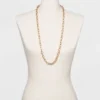 Cheapest 👏 Long Metal Chain Link Necklace - A New Day™ Gold 🧨 -Outlet New Day Wear Store unnamed file 3217