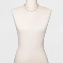 Deals ๐ฅ Two Row Layered Necklace - A New Day™ Gold ๐ฅฐ